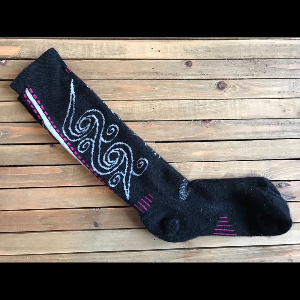 Smartwool Black Winter Snowboard Socks